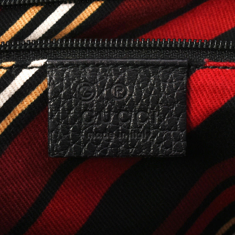 GUCCI グッチ ミニボストン アウトレット品 黒 257288 ユニセックス GGキャンバス ナイロン ハンドバッグ ABランク 中古 銀蔵