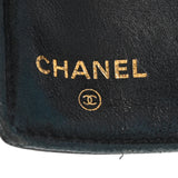 CHANEL シャネル ココマーク ホック財布 黒 ゴールド金具 レディース キャビアスキン 二つ折り財布 Bランク 中古 銀蔵