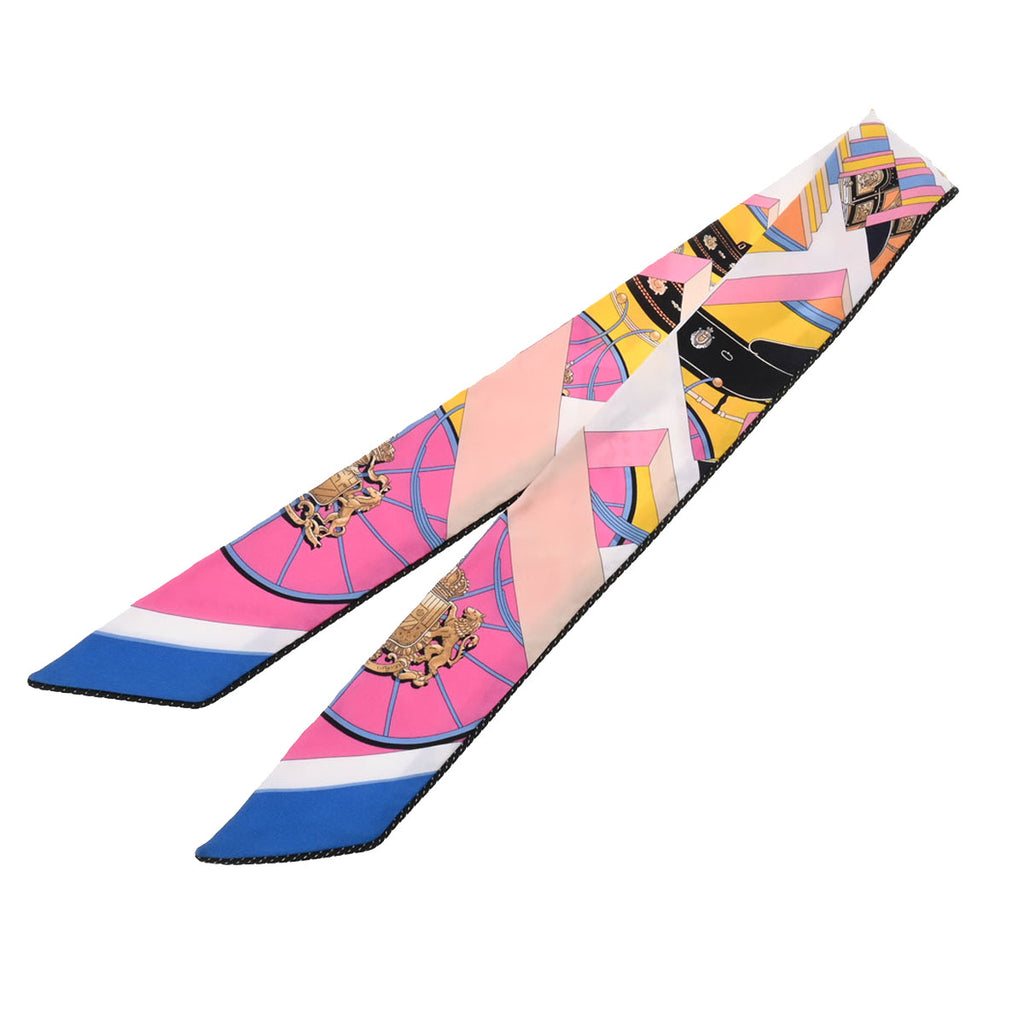 エルメスツイリー SPRINGS SPRINGS BAGUETTE ローズ/ブルー/ブラック