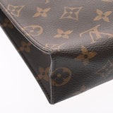 LOUIS VUITTON ルイヴィトン モノグラム ポッシュトワレット26 ブラウン M47542 メンズ モノグラムキャンバス セカンドバッグ Aランク 中古 銀蔵