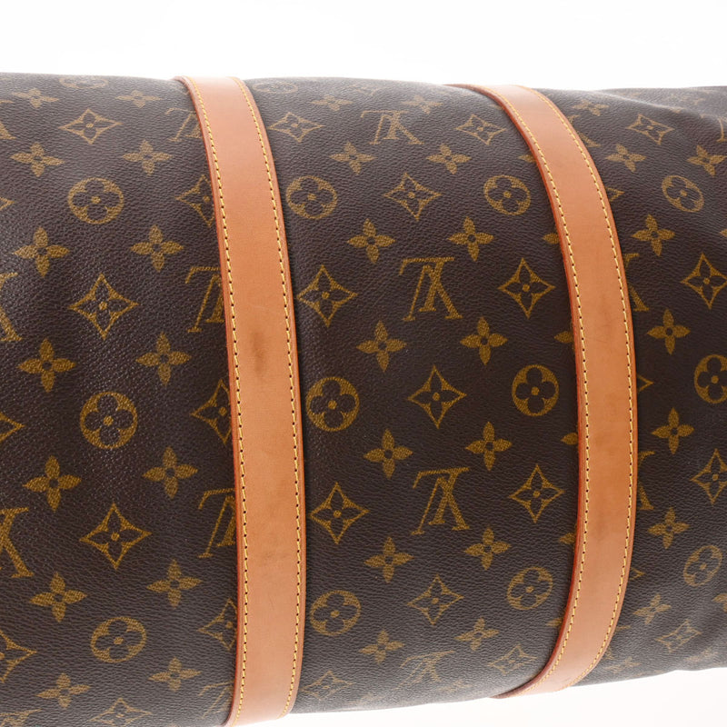 LOUIS VUITTON ルイヴィトン モノグラム キーポル バンドリエール 55 ブラウン M41414 ユニセックス モノグラムキャンバス ボストンバッグ Bランク 中古 銀蔵