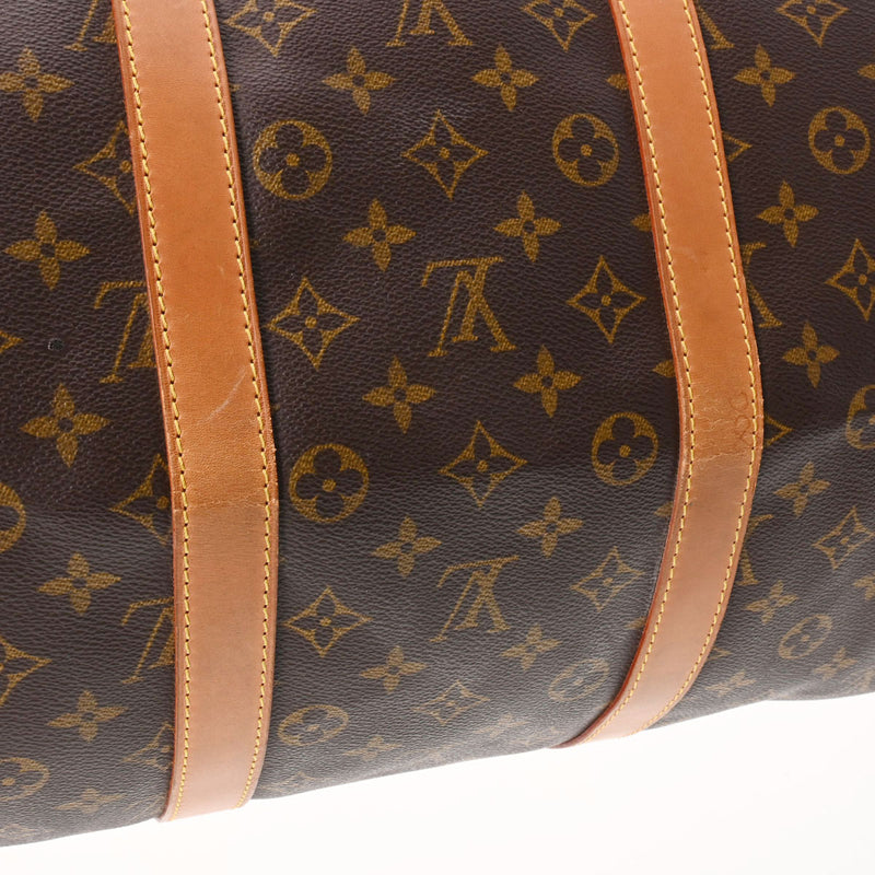 LOUIS VUITTON ルイヴィトン モノグラム キーポル バンドリエール 55 ブラウン M41414 ユニセックス モノグラムキャンバス ボストンバッグ Bランク 中古 銀蔵