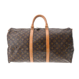 LOUIS VUITTON ルイヴィトン モノグラム キーポル バンドリエール 55 ブラウン M41414 ユニセックス モノグラムキャンバス ボストンバッグ Bランク 中古 銀蔵