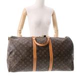 LOUIS VUITTON ルイヴィトン モノグラム キーポル バンドリエール 55 ブラウン M41414 ユニセックス モノグラムキャンバス ボストンバッグ Bランク 中古 銀蔵