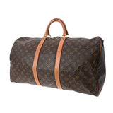 LOUIS VUITTON ルイヴィトン モノグラム キーポル バンドリエール 55 ブラウン M41414 ユニセックス モノグラムキャンバス ボストンバッグ Bランク 中古 銀蔵