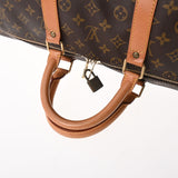 LOUIS VUITTON ルイヴィトン モノグラム キーポル バンドリエール 55 ブラウン M41414 ユニセックス モノグラムキャンバス ボストンバッグ Bランク 中古 銀蔵