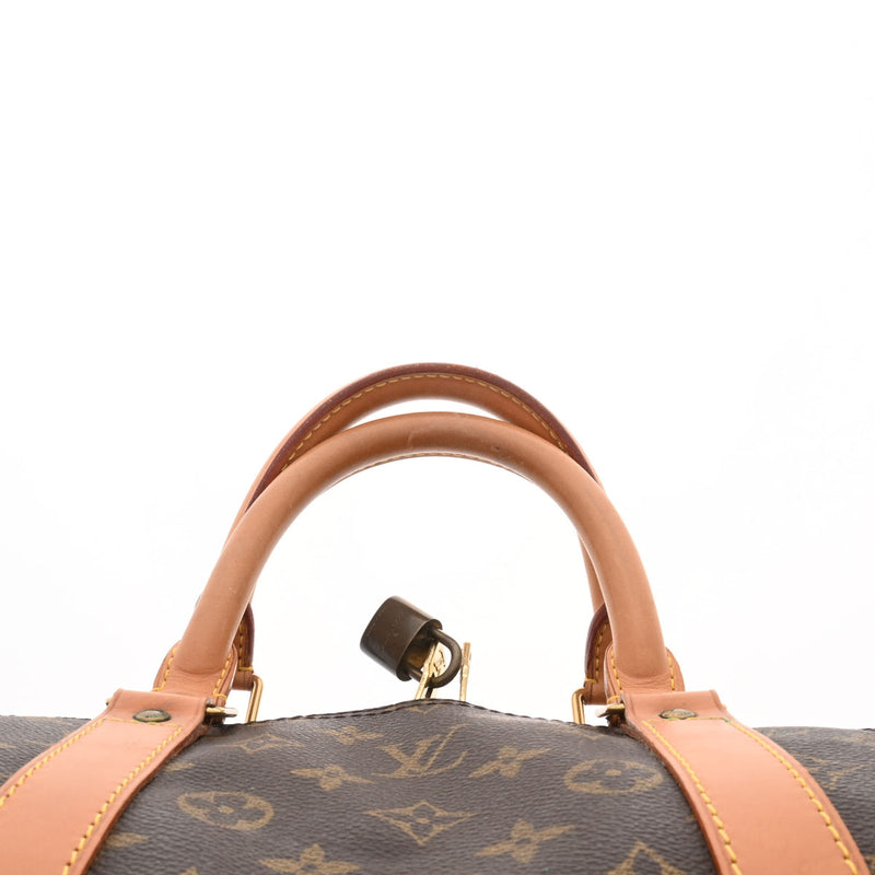 LOUIS VUITTON ルイヴィトン モノグラム キーポル バンドリエール 55 ブラウン M41414 ユニセックス モノグラムキャンバス ボストンバッグ Bランク 中古 銀蔵