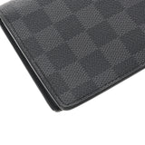 LOUIS VUITTON ルイヴィトン ダミエ グラフィット ポルトフォイユロン 黒/グレー N62227 メンズ ダミエグラフィットキャンバス 長財布 Bランク 中古 銀蔵