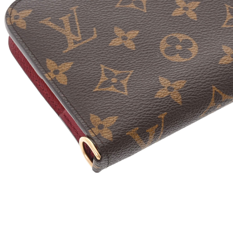 LOUIS VUITTON ルイヴィトン モノグラム ポルトフォイユアンソリット ルージュ M60250 レディース モノグラムキャンバス 長財布 ABランク 中古 銀蔵