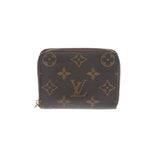 LOUIS VUITTON ルイヴィトン モノグラム ジッピーコインパース ブラウン M60067 レディース モノグラムキャンバス コインケース Bランク 中古 銀蔵