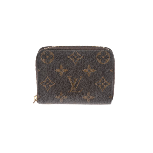 LOUIS VUITTON ルイヴィトン モノグラム ジッピーコインパース ブラウン M60067 レディース モノグラムキャンバス コインケース Bランク 中古 銀蔵