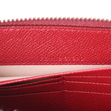 BVLGARI ブルガリ ブルガリブルガリ 長ファスナー 赤 シルバー金具 レディース レザー 長財布 未使用 銀蔵