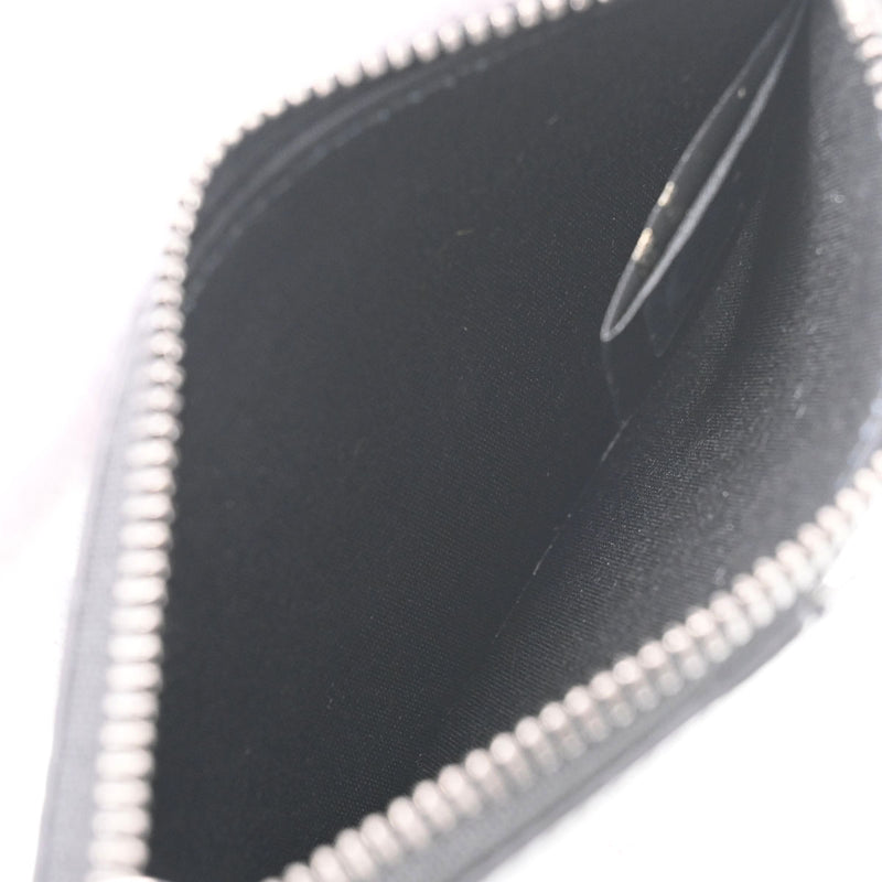BVLGARI ブルガリ 黒 シルバー金具 282770 メンズ レザー カードケース 未使用 銀蔵