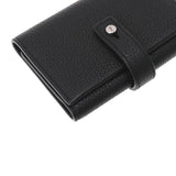 SAINT LAURENT サンローラン 6連 黒 シルバー金具 ユニセックス レザー キーケース ABランク 中古 銀蔵