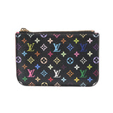 LOUIS VUITTON ルイヴィトン マルチカラー ポシェットクレ ノワール M93735 レディース モノグラムマルチカラー コインケース ABランク 中古 銀蔵