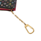 LOUIS VUITTON ルイヴィトン マルチカラー ポシェットクレ ノワール M93735 レディース モノグラムマルチカラー コインケース ABランク 中古 銀蔵