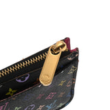 LOUIS VUITTON ルイヴィトン マルチカラー ポシェットクレ ノワール M93735 レディース モノグラムマルチカラー コインケース ABランク 中古 銀蔵