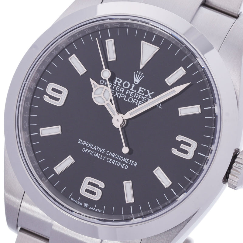 【現金特価】ROLEX ロレックス エクスプローラー 36 2023年10月 124270 メンズ SS 腕時計 自動巻き 黒文字盤 未使用 銀蔵