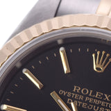 ROLEX ロレックス デイトジャスト 69173 レディース YG/SS 腕時計 自動巻き 黒文字盤 Aランク 中古 銀蔵