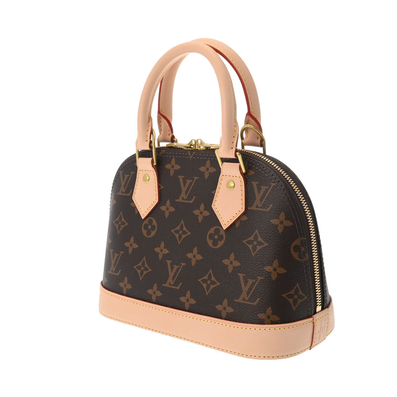 LOUIS VUITTON ルイヴィトン モノグラム アルマ BB 2WAY ブラウン M53152 レディース モノグラムキャンバス ハンドバッグ 新同 中古 銀蔵