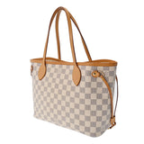 LOUIS VUITTON ルイヴィトン ダミエアズール ネヴァーフル PM ホワイト N41362 レディース ダミエアズールキャンバス ハンドバッグ ABランク 中古 銀蔵