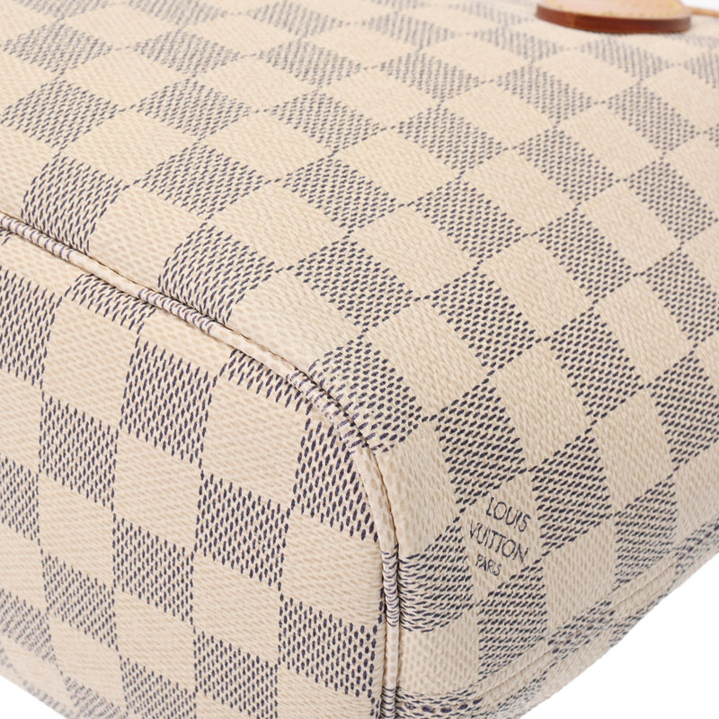 LOUIS VUITTON ルイヴィトン ダミエアズール ネヴァーフル PM ホワイト N41362 レディース ダミエアズールキャンバス ハンドバッグ ABランク 中古 銀蔵