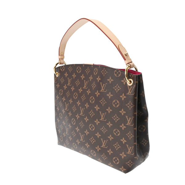 LOUIS VUITTON ルイヴィトン グレースフル PM  ピヴォワンヌ M43700 レディース モノグラムキャンバス ショルダーバッグ 未使用 銀蔵