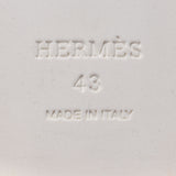 HERMES エルメスサイズ43 
 ベージュ メンズ スウェード モカシン