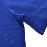 HERMES エルメスポケットTシャツ 
 ロイヤルブルー メンズ コットン100% 半袖Ｔシャツ