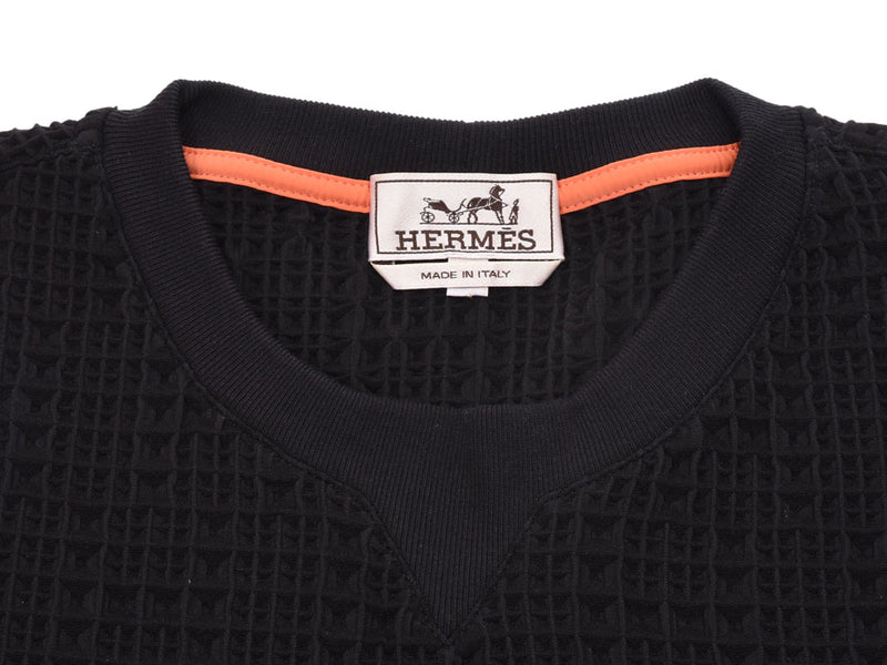 HERMES COL ROND黑色男士运动衫
