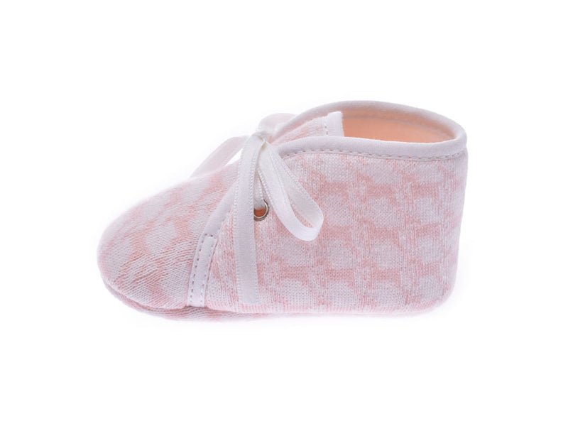 HERMES 爱马仕爱马仕第一鞋婴儿鞋粉红色中性帆布品牌配件未使用的银藏
