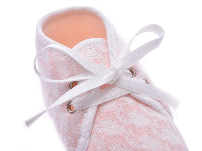 HERMES Hermes Hermes First Shoes Baby Shoes Pink Unisex Canvas Brand Accessories Unused Ginzo