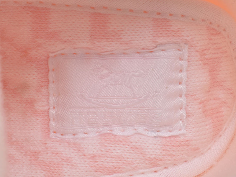 HERMES 爱马仕爱马仕第一鞋婴儿鞋粉红色中性帆布品牌配件未使用的银藏