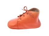 HERMES 爱马仕第一鞋大小 18 婴儿鞋橙色儿童皮革品牌配件 AB 排名二手银藏