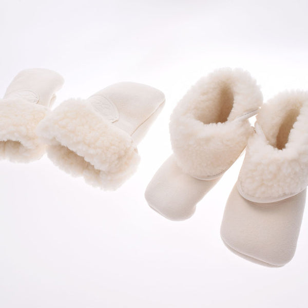 エルメスベビー シューズ＆手袋 白 ユニセックス ブランド小物 HERMES