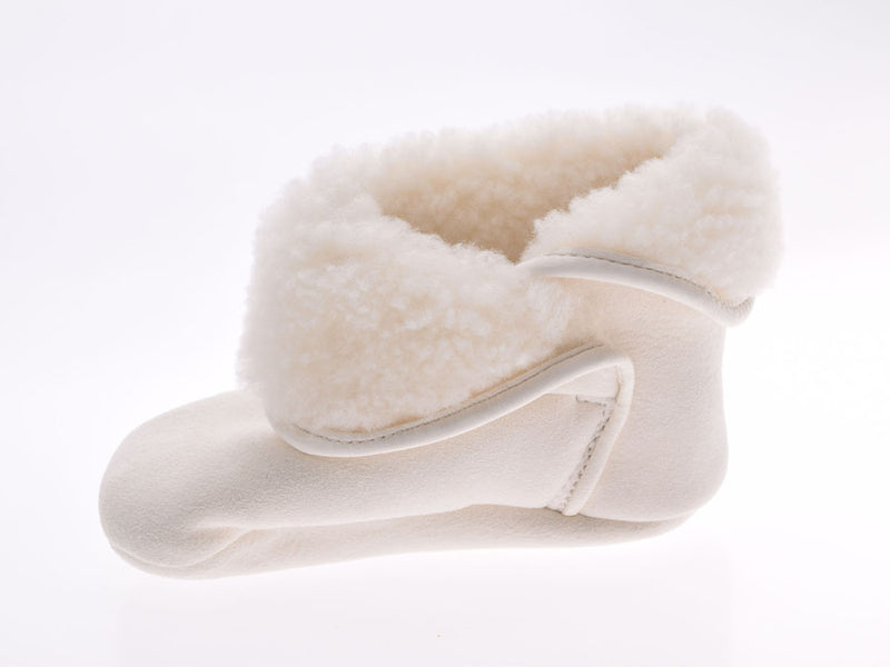 Hermes baby shoes & Gloves White Unisex Mouton brand