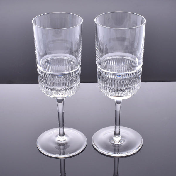 RALPH LAUREN champagne glass wine glass 2 pcs set unisex glass unused silver ware