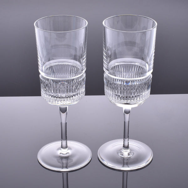 RALPH LAUREN champagne glass wine glass 2 pcs set unisex glass unused silver ware