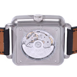 HERMES Hermes Kaleash Back Scale TI2.710 Men's SS/Leather Watch Automatic Winding Black Dial New Ginzo
