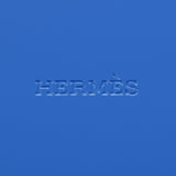 HERMES Hermes clock jewelry case indigo blue unisex lacquer Wood brand accessory new article silver storehouse