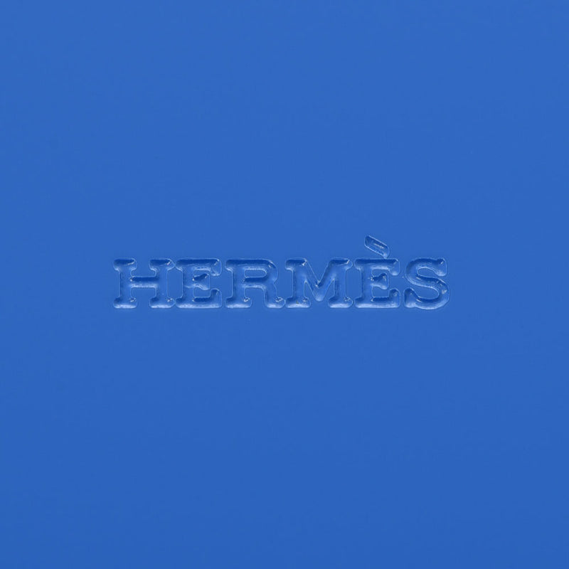 HERMES Hermes clock jewelry case indigo blue unisex lacquer Wood brand accessory new article silver storehouse
