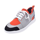 Hermes size 42 Vites Gree / orange / Black / Navy men's tour