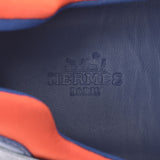 Hermes size 42 Vites Gree / orange / Black / Navy men's tour