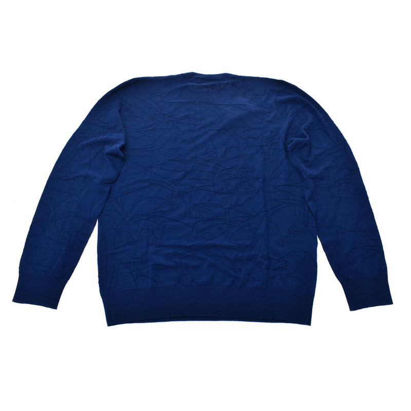 エルメスドラゴン柄 ブルー メンズ セーター HERMES – 銀蔵オンライン