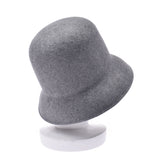 NINA RICCI Ninarich Curved Brim Hat Grey Women's Wool Hat Unused Ginzo