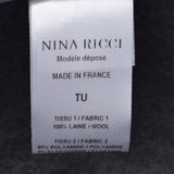 NINA RICCI Ninarich Curved Brim Hat Grey Women's Wool Hat Unused Ginzo