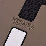 HERMES Hermes Size 42 White/Blue Menz Canvas/Leather Sneaker's New Ginghouse