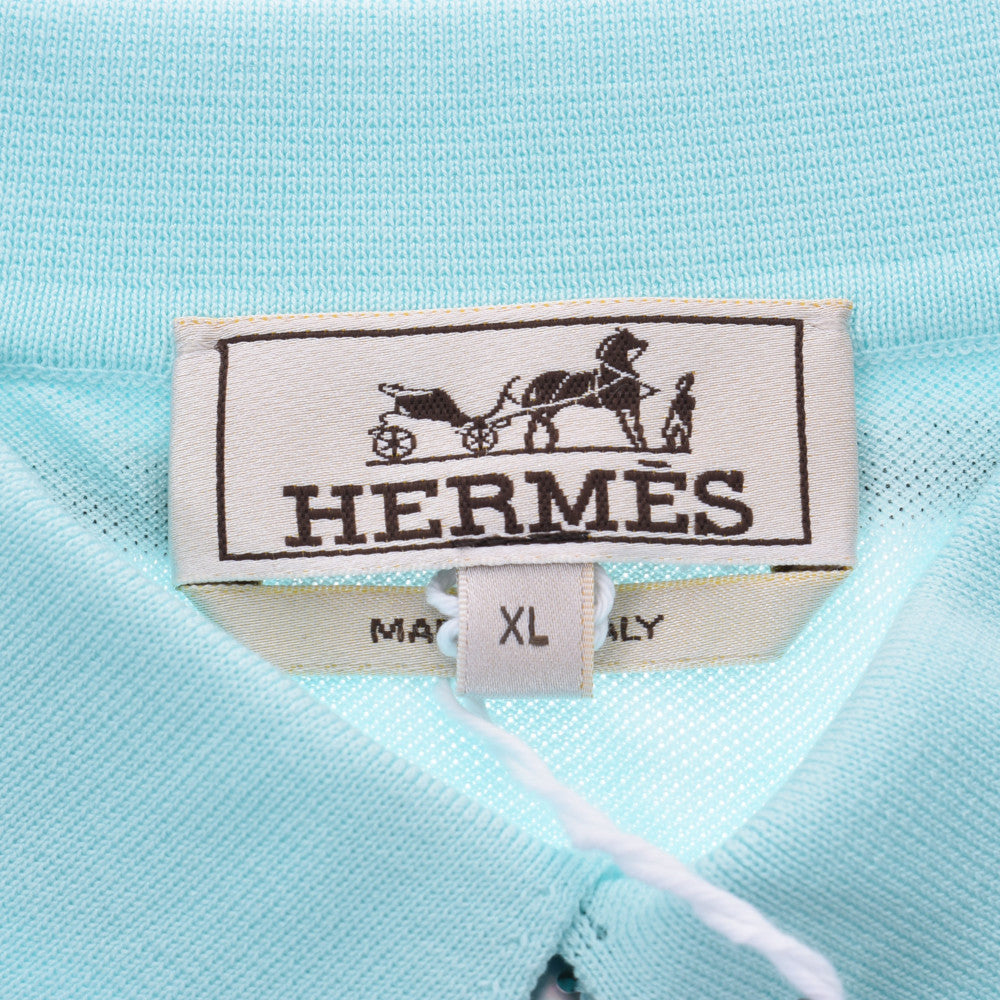 エルメスメンズポロシャツ 半袖 水色 メンズ ポロシャツ HERMES – 銀蔵オンライン