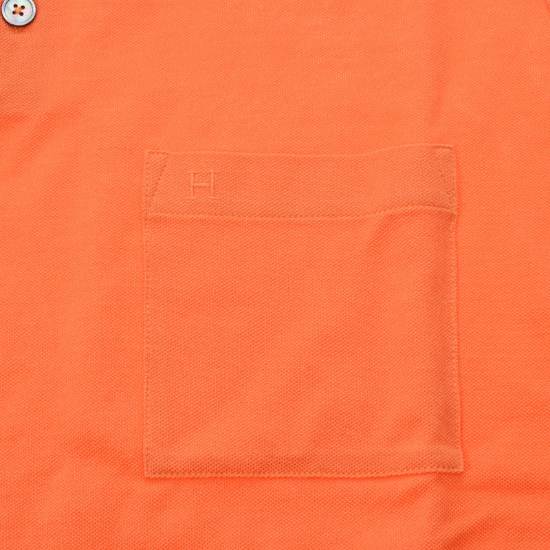 エルメスメンズポロシャツ 半袖 オレンジ メンズ ポロシャツ HERMES