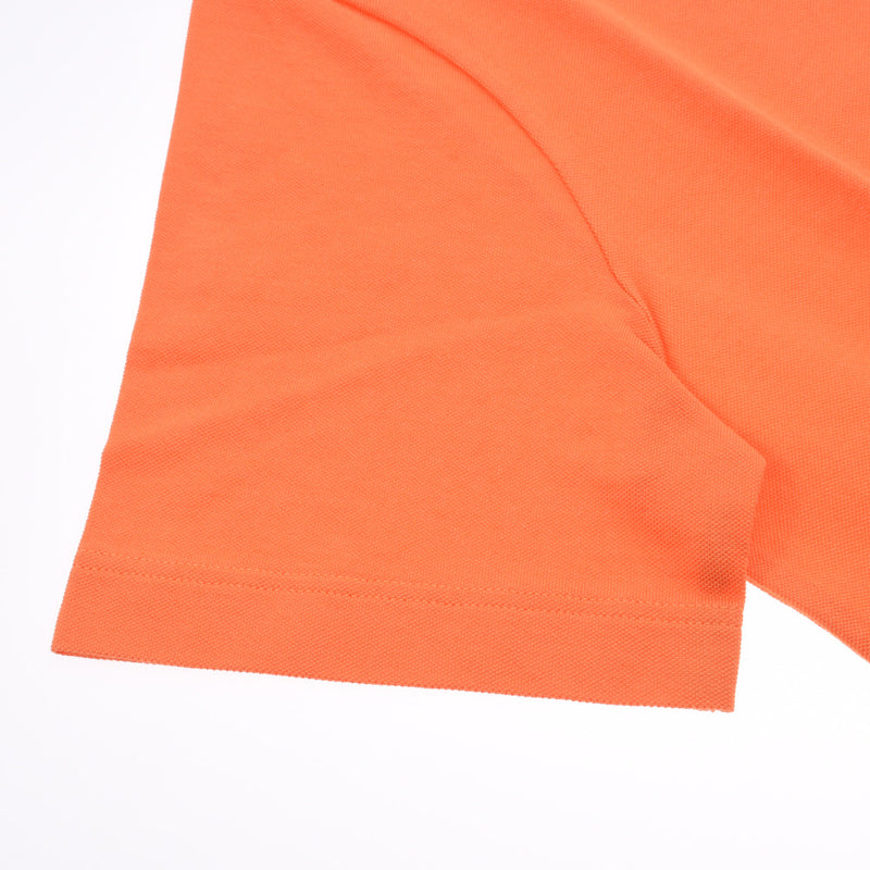 HERMES エルメス メンズポロシャツ 半袖  オレンジ サイズL メンズ コットン100% ポロシャツ 新品 銀蔵